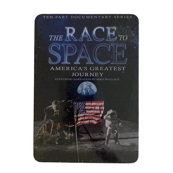 2-Disc DVD Set The Race to Space: America's Greatest Journey in Tin Case SEALED! - Picture 5 of 6